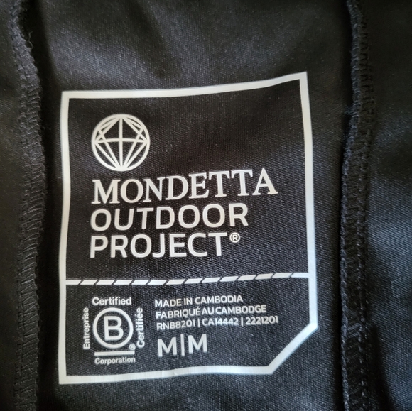 NEW- Mondetta Men's Black Performance Jacket,  Size Medium - Picture 5 of 6